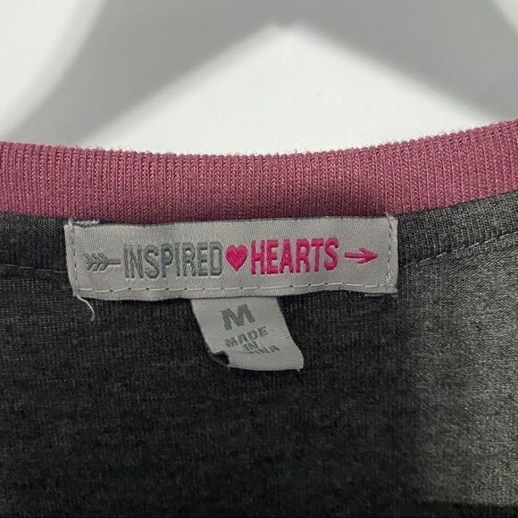 Inspired hearts long sleeve pink medium - Picture 4 of 4